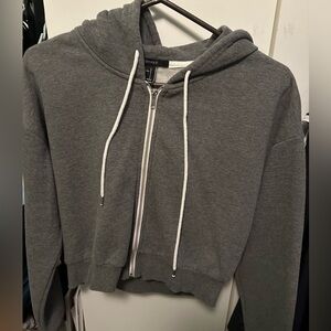 Crop zip up